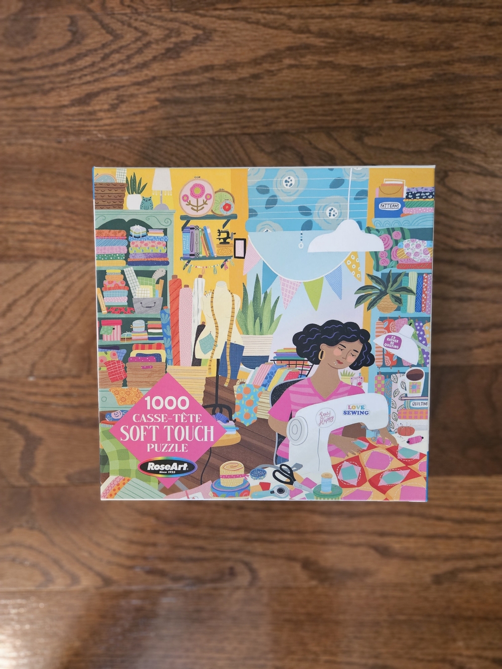 RoseArt 1000-Piece Soft Touch Sewing Room Puzzle - Multicolor